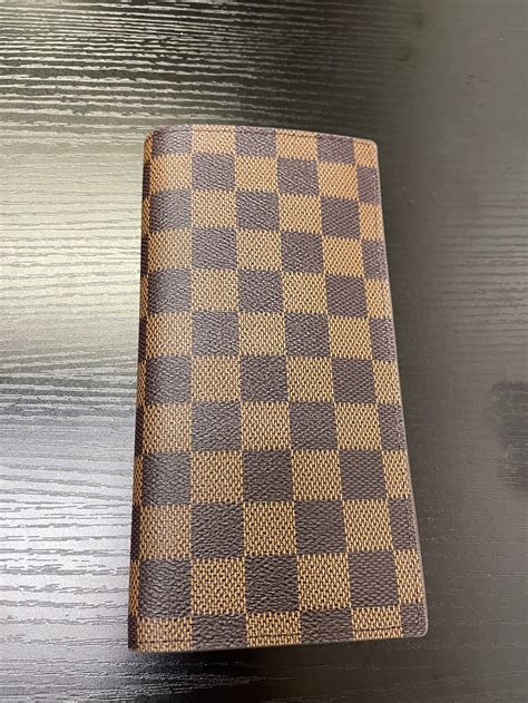 louis vuitton wallet black checkered|Louis Vuitton wallet counterfeit.